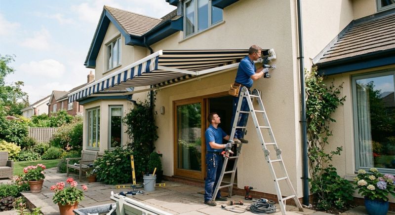 Canvas Awning Installation