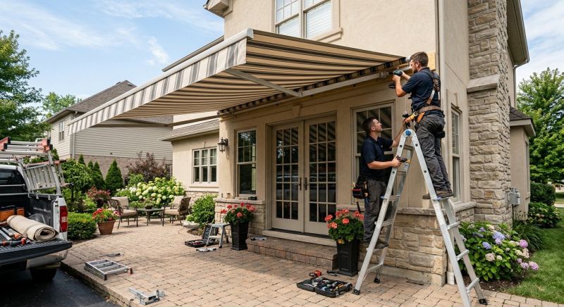 Canvas Patio Cover Installation