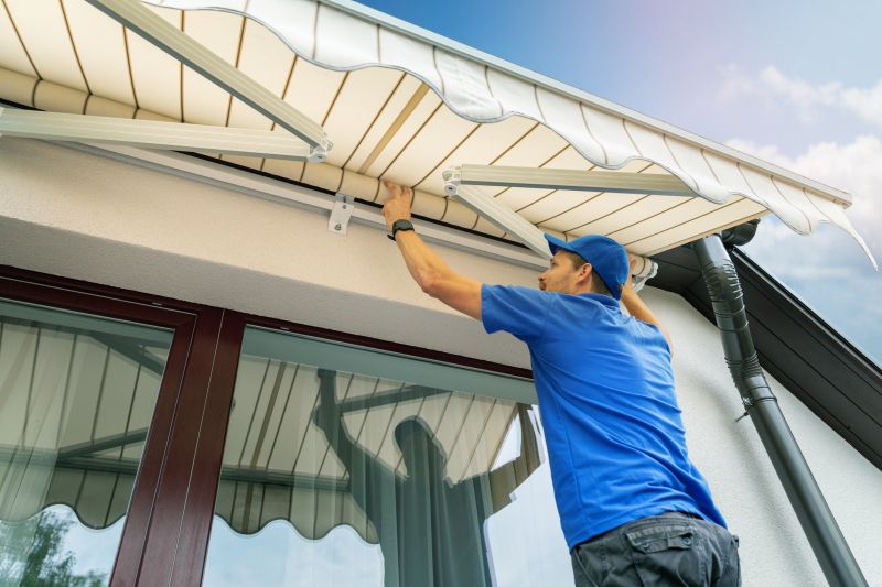 Restaurant Awning Installation